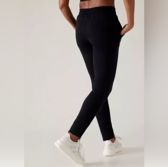 Athleta Cozy Karma Zip Ankle Pants Size L - Picture 2 of 9